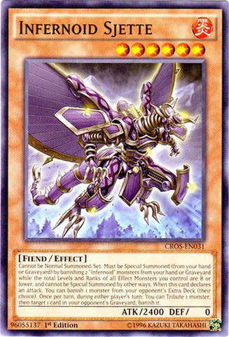 Yu-Gi-Oh! - Infernoid Sjette (CROS-EN031) - Crossed Souls - 1st Edition - Common