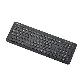 【クリックで詳細表示】ELECOM Bluetoothコンパクトキーボード Windows用 メンブレン式 ブラック TK-FBM076BK： パソコン・周辺機器