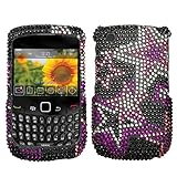 Super Star Crystal Bling Diamond Protector Case for BlackBerry Curve 8520 8 ....