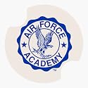 Set of Two Air Force Academy Carster Collegiate Car Drink Coasters - Style DAFA