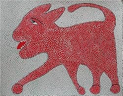 Tribal Paintings Gond Art Asian Decor 22 x 28 inches