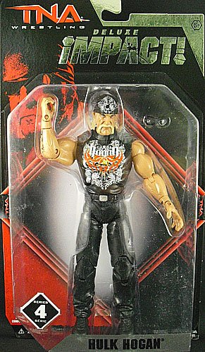 HULK HOGAN - DELUXE IMPACT 4 TNA JAKKS TOY WRESTLING ACTION FIGURE