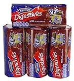 Mcvities Digestive Biscuits Milk Chocolate 300gr (10.6ozs)-pack 4