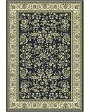 Central Oriental 8701NB+- 69 Inspirations Sofia Navy Bordered Floral Rug Size: 5' x 7'6''