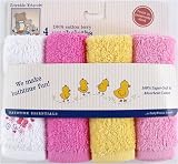 4-Pack Super-soft Washcloths, Pink