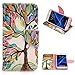 For Galaxy S7 , ivencase Tree and Leaf [Magnetic] Wallet PU Leather [Closure] Folio Stand Protective Case Cover for Samsung Galaxy S7 5.1