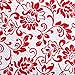 Duck Brand 281053 Smooth Top Easy Liner Non-Adhesive Shelf Liner, 20-Inch x 6-Feet, Red Floral