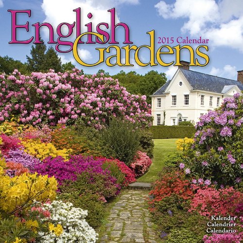 English Gardens Calendar - 2015 Wall calendars - Garden Calendars - Flower Calendar - Monthly Wall Calendar by Avonside