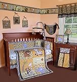 Custom Baby Bedding - African Safari 13 PCS Crib Bedding