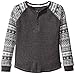 Splendid Little Boys' Thermal Henley with Fairisle