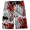 Boys' Mossimo Supply Co. Floral Swim Short - Red/Black