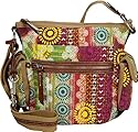 Fossil ZB4301 Destin Top Zip Bright Stripe Handtasche