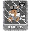 Oakland Raiders NFL Triple Woven Jacquard Throw (Baby Series) (36x46")" Oakland Raiders NFL Triple Woven Jacquard Throw (Baby Series) (36x46")"