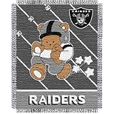 Oakland Raiders NFL Triple Woven Jacquard Throw (Baby Series) (36x46")