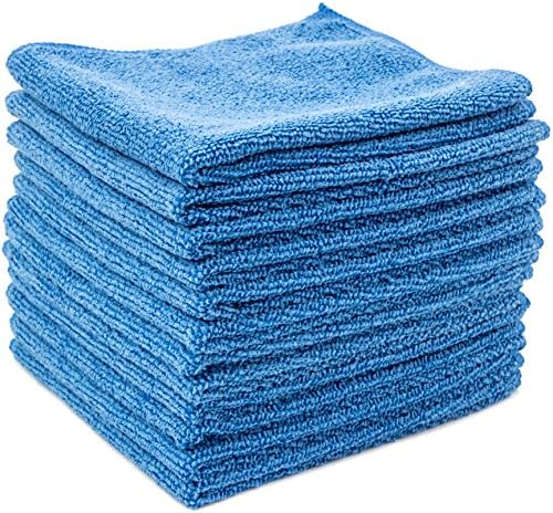 Dry Rite's Best Magic Microfiber Cloth - Professional Series Cleaning Towels for Fine Auto Finishes, Interior, Chrome, Kitchen, Bath, TV, Glass- No Scratch, Streak Free, Use Wet/Dry - 12" x 12"
