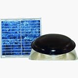 Ventamatic VX1000SOLARBLK Solar Powered Roof Mount Attic Vent