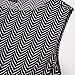 Chicwe Women's Plus Size Printed Chevron Border Sleeveless Dress - Knee Length Casual Party and Work Dress