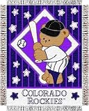 Colorado Rockies Baby Blanket Bedding Throw 36 x 46