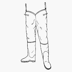Pro Line Mfg Co 2011-10 Cleated Mens Rubber Hip Boot Waders