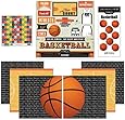 Scrapbook Customs Go Big Basketball Themed Paper and Stickers Scrapbook Kit
