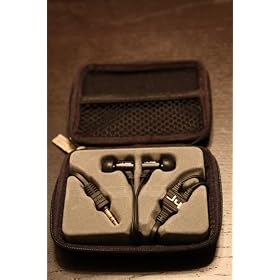 JBuds Rugged Metal In-Ear Earbuds Style Headphones with Travel Case