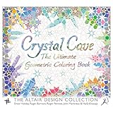 crystal cave the ultimate geometric coloring book wooden books