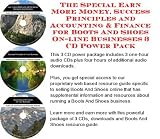 The Special Earn More Money, Success Principles and Accounting & Finance for Kung Fu Shoes On-line Businesses 3 CD Power Pack