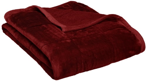 Burgundy Throw Blanket: Amazon.co.uk