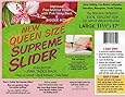 Queen Size Supreme Slider Free Motion Machine Quilting Mat: Improved Trimable Free-motion Slider with Pink Tacky Back and Bigger Size (11.5 Inch X 17 Inch)