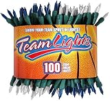 TeamLights Blue and White Decorative Light String in Sports Package - B000LPE6RM