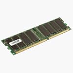 Crucial - Memory - 256 MB - DIMM 184-pin - DDR - 400 MHz / PC3200 - CL3 - 2.6 V - unbuffered - non-ECC