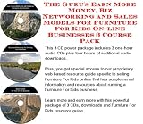 Indoor Furnitures item: The Guru's Earn More Money, Biz Networking and Sales Models for Furniture For Kids On-line Businesses 3 Course Pack