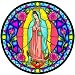 Our Lady of Guadalupe 1000pc Round Jigsaw Puzzle by Meir Studio