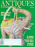 Antiques and Collecting Magazine August 2009 Whimsical Handbags, Cracker Jars and Biscuit Boxes, Antiquing in London