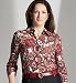Portfolio 34 Sleeve Paisley Print Shirt