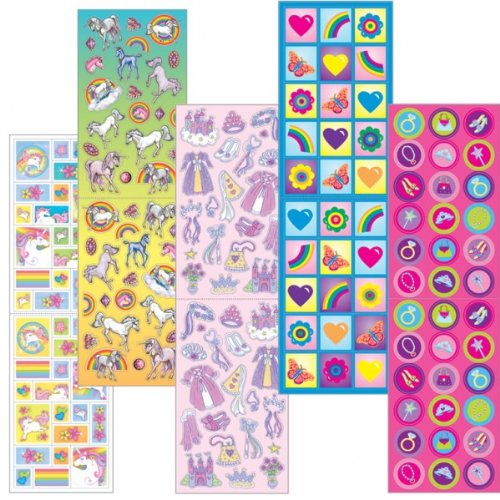 Princess / Unicorn Sticker Value Pack (350 stickers)