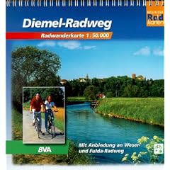 Diemel-Radweg 1 : 50 000. Radwanderkarte: Mit Anbindung an Weser- und Fulda-Radweg