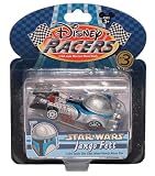 Walt Disney Theme Park Exclusive 1/64 Scale Die Cast Metal Body Race Car - Star Wars (Jango Fett)