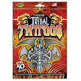 61VEh0EOzkL. SL160  Twisted Tribal 10, Over 50 Temporary Tattoos