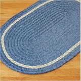 Colonial Mills CO59 Kids Chenille Accent Stripe - Blue, 3.5 x 5.5 ft.