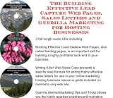 The Guerilla Marketing, Building Effective Lead Capture Web Pages, Sales Letters for Web Hosting Businesses