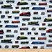 Robert Kaufman All Aboard Train Cars Bright Fabric by The Yard