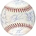 2007 Boston Red Sox Team Signed 2007 ALDS Game Used Baseball