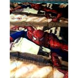 , 2 , Sleeping Bags, SPIDER-MAN II, 30" x 57", Slumber Bags, Unzips, to a, 60" x 57", COMFORTER, SLEEPING MAT, or BLANKET,