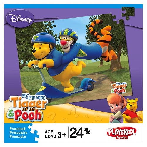 Winnie the Pooh And Tigger 24 Piece Scooter Puzzle