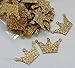 100 Gold Glitter Crown Confetti Table Decor