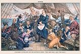 Canvas Print, Puck Magazine: Columbus Cleveland and His Mutinous Crew - 18 x 12