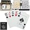 COPAG Poker-Size Jumbo Index Playing Cards - Black/ Gold (1546)