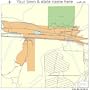 Street & Road Map of Church Rock, New Mexico NM - Printed poster size wall atlas of your home town