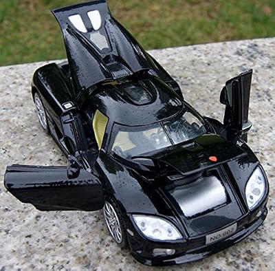 1:32 Koenigsegg Diecast Sports Car Alloy Model light sound Black Toy Hot Sell